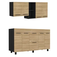 Cocina Integral Luna 1.5 Metros Mueble Superior + Inferior Sin Mesón