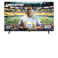 Combo Minibar 50 Litros Gris + Televisor 32 Pulgadas Challenger Led 32kg90 Bt T2
