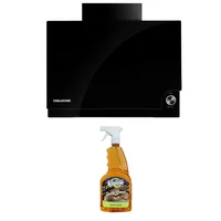 Combo Campana Península  60 cm 3 Velocidades Cx 4965 Negro Challenger + Desengrasante Cocina x1000ml