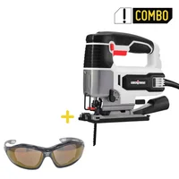 Combo Caladora 720W 0-3200Opm Ubermann + Gafa Seguridad Espejado Dorado Equis5 Ubermann