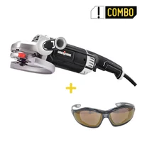Combo Pulidora 7Pg 2200W 8500Rpm Ubermann + Gafa Seguridad Espejado Dorado Equis5 Ubermann