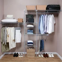 Combo Grand Closet Rejilla Ancho Hasta 2.5X2X0.4Mt Gr + Armado Closet Metalico Superior A 2.0M Ancho Int