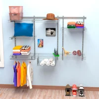Combo Proyecto Modular Inka Rejilla Gris + Armado Closet Metalico Hasta 2.0M Ancho Int