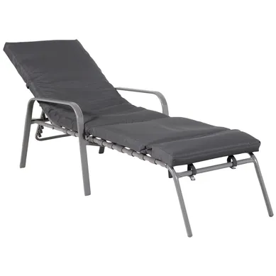 Camastro Aluminio Gris con Cojn