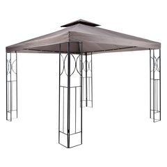 Pérgola de Metal Tabaco 3 x 3 Metros