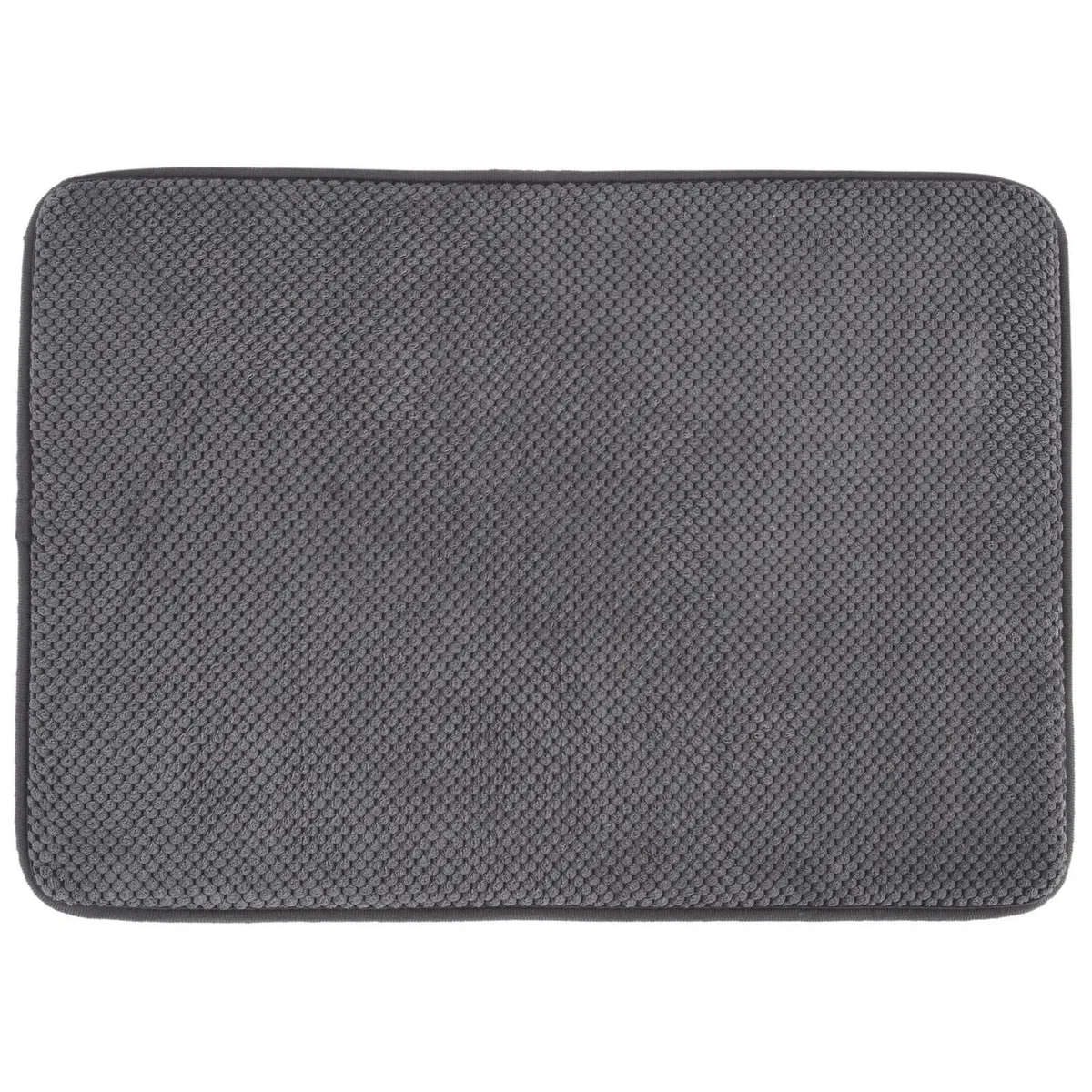 Casa Bonita - Set de 2 tapetes para baño Memorex de 43 x 61 cm Gris