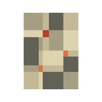 Tapete Umbria gris/rojo 120x170 cm