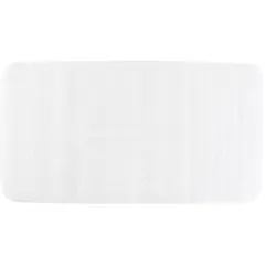 Tapete de baño antiderrapante de 38 x 76 cm Transparente