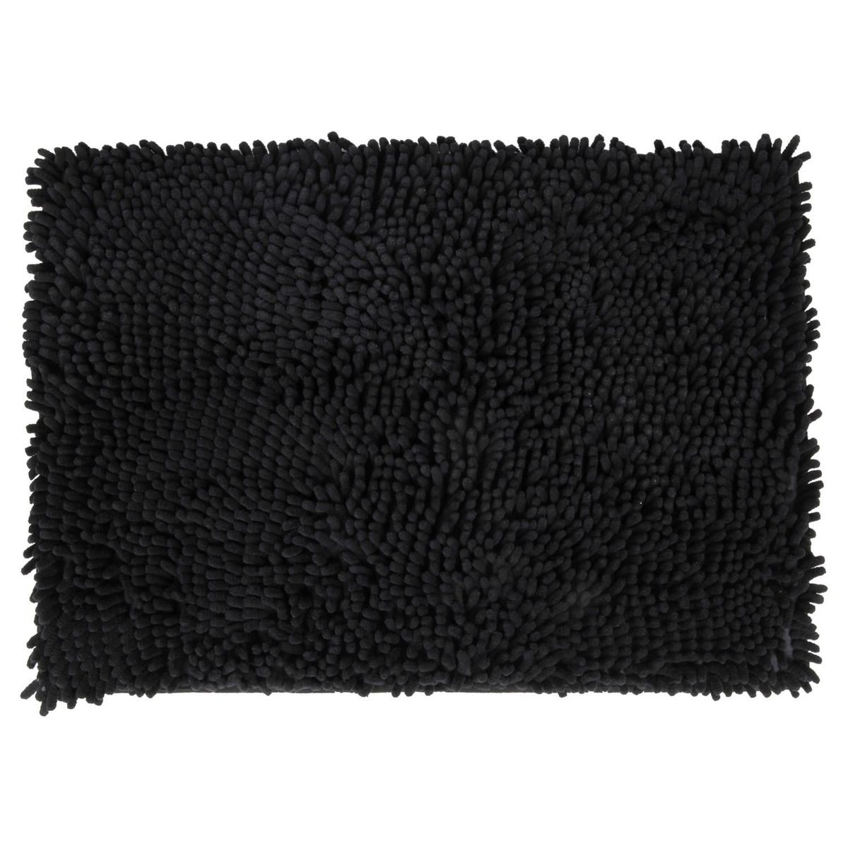 Tapete de baño Memorex negro 43x61 cm, marca Just Home Collection - Foto Principal