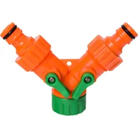 Unión llave 1/2" 2 salidas c/adaptador 3/4"