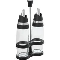 Set de aceitera y vinagreta c/ rack 31 cm
