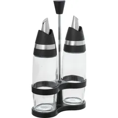 Set de aceitera y vinagreta c/ rack 31 cm