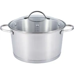 Olla con tapa de acero inoxidable 5.2 l