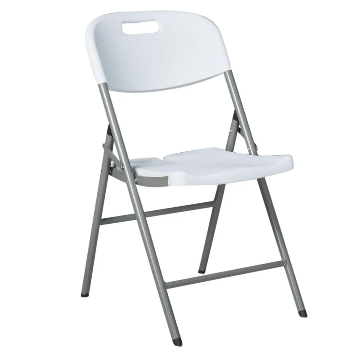 Just Home Collection - Silla Plegable Blanca