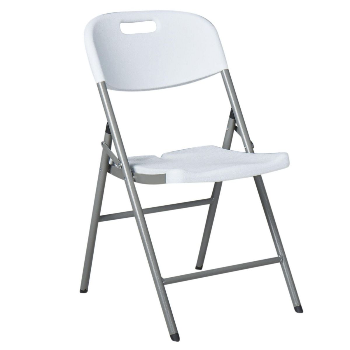 Just Home Collection - Silla Plegable Blanca