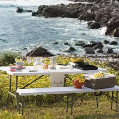 Mesa plegable tipo Maleta 180 cm