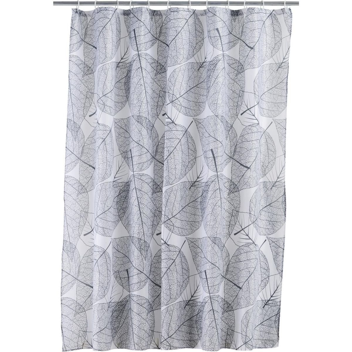 Cortina de baño Hojas up 180x180 cm, marca Just Home Collection - Foto Principal