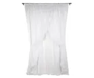 Velo romántico de 3 páneles blanco 200x220 cm