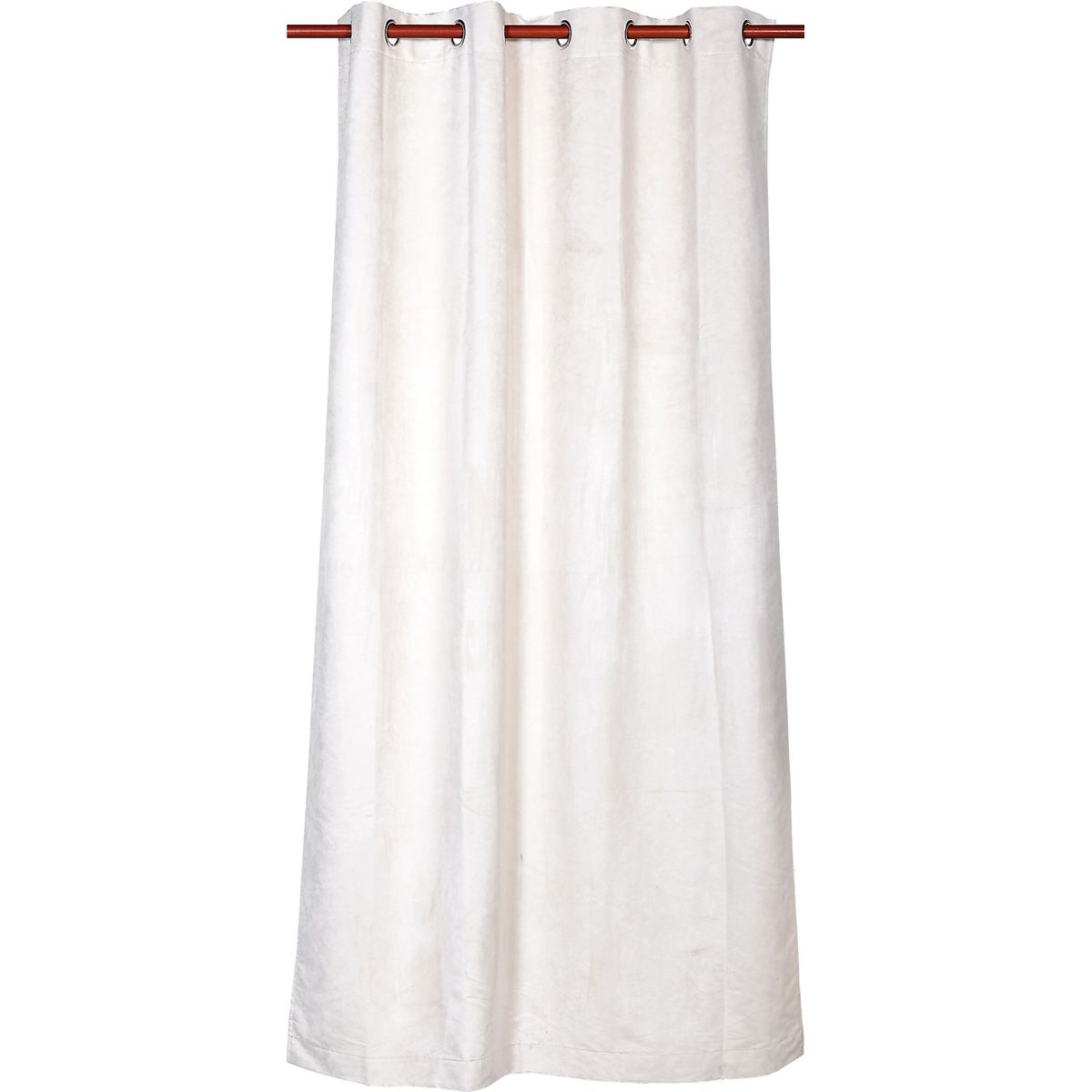 Just Home Collection - Cortina Suede Color Crema 140 x 220 cm