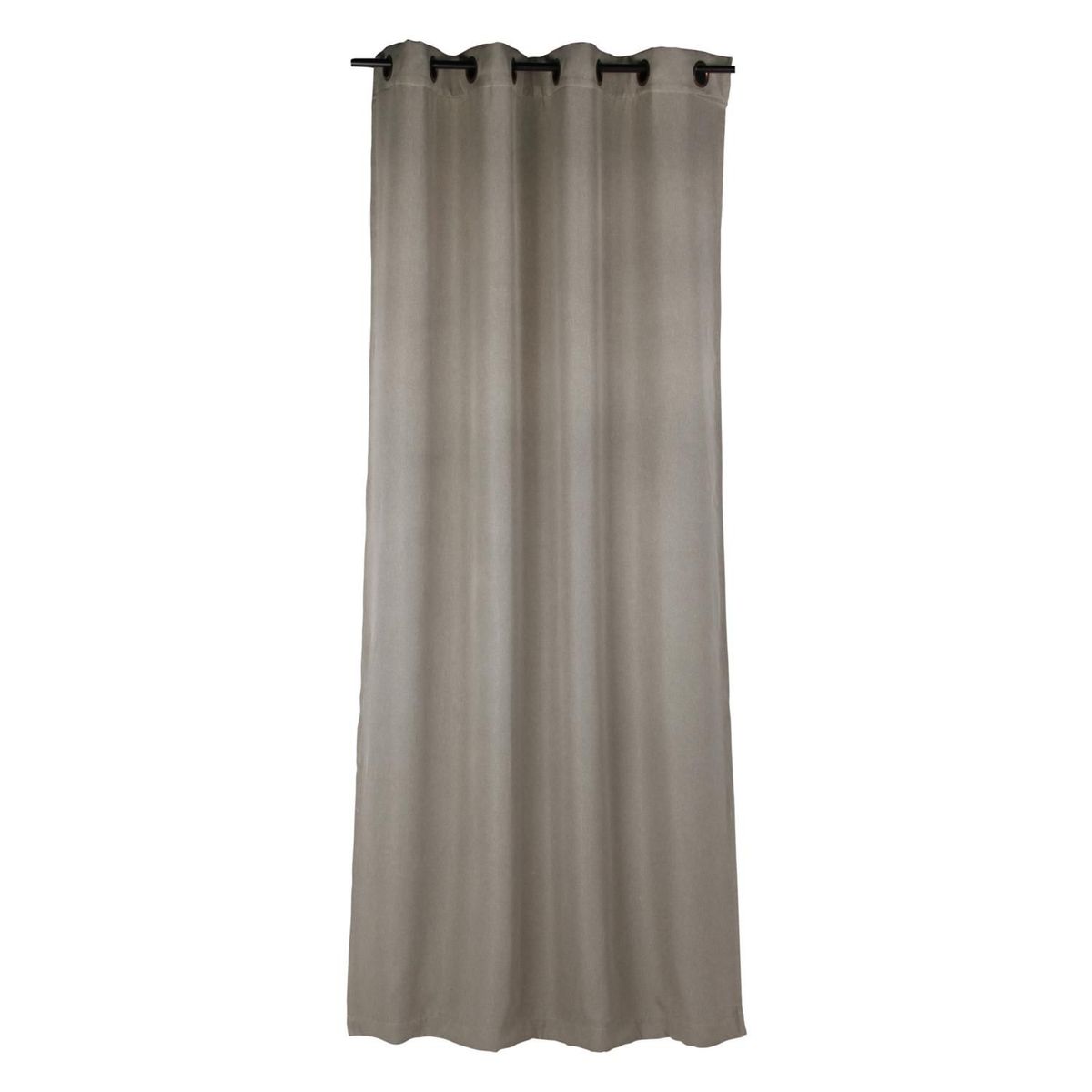 Just Home Collection - Cortinas de 2 paneles Lucca de 1.40 x 2.50 m Gris