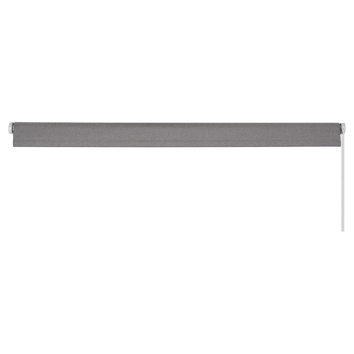 Just Home Collection - Persiana enrollable blackout gris 160x165 cm