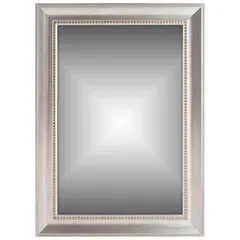 Espejo Decorativo Rectangular de 78 x 108 cm Plata