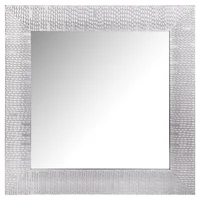 Espejo Decorativo Cuadrado de 40 x 40 cm Plata