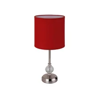 Lámpara de Mesa Firenze Rojo 1 Luz E27