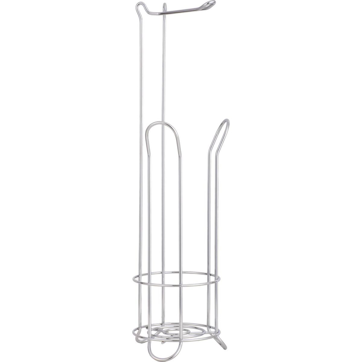Porta rollos de pedestal metálico, marca Interdesign - Foto Principal