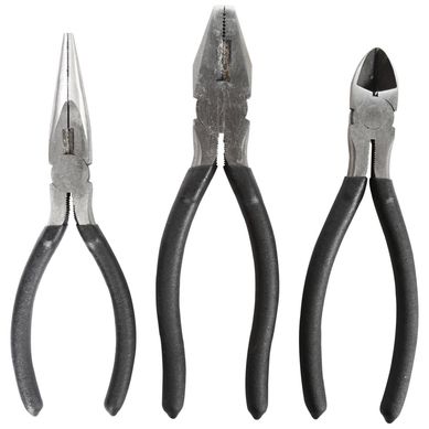 Set 3 Alicates Unl Y Pta Larga