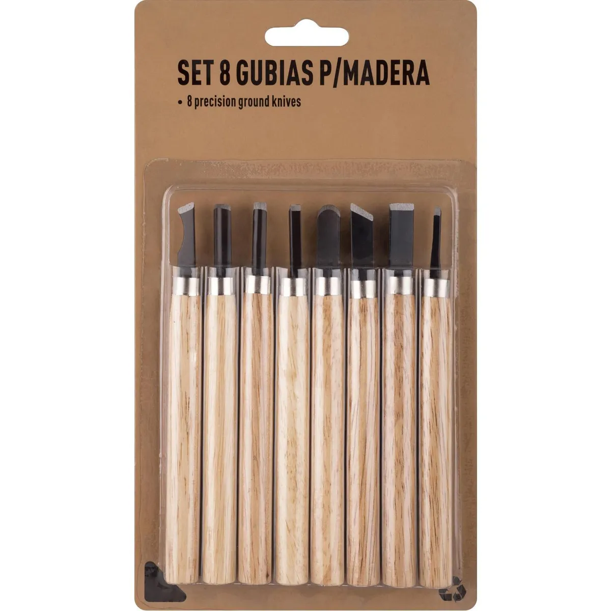 Karson - Set 8 gubias p/madera redline
