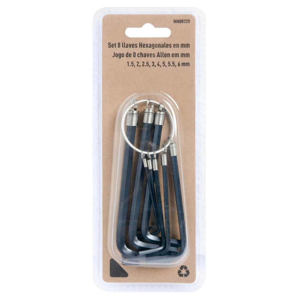 Karson - Set 8 piezas llaves hexagonales