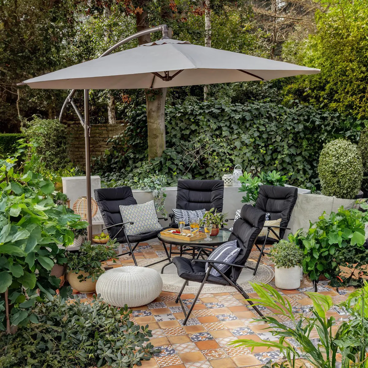 Just Home Collection - Sala de Exterior Sao Paulo 4 Personas