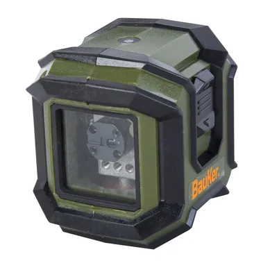 Mini nivel cruz laser bauker