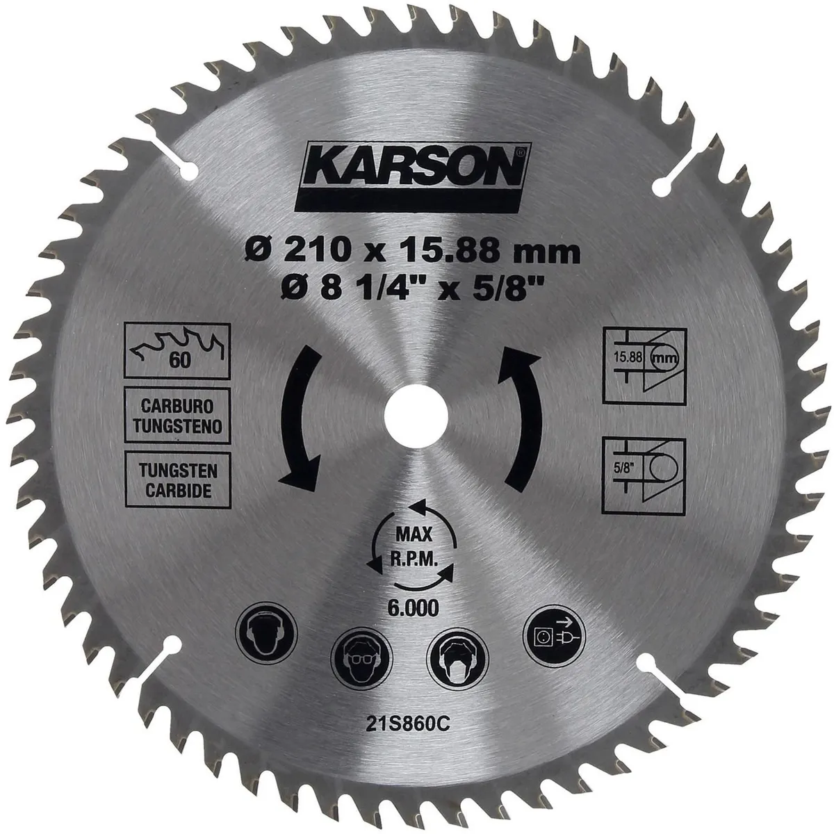 Hoja sierra circ 81/460d kars, marca Karson - Foto Principal