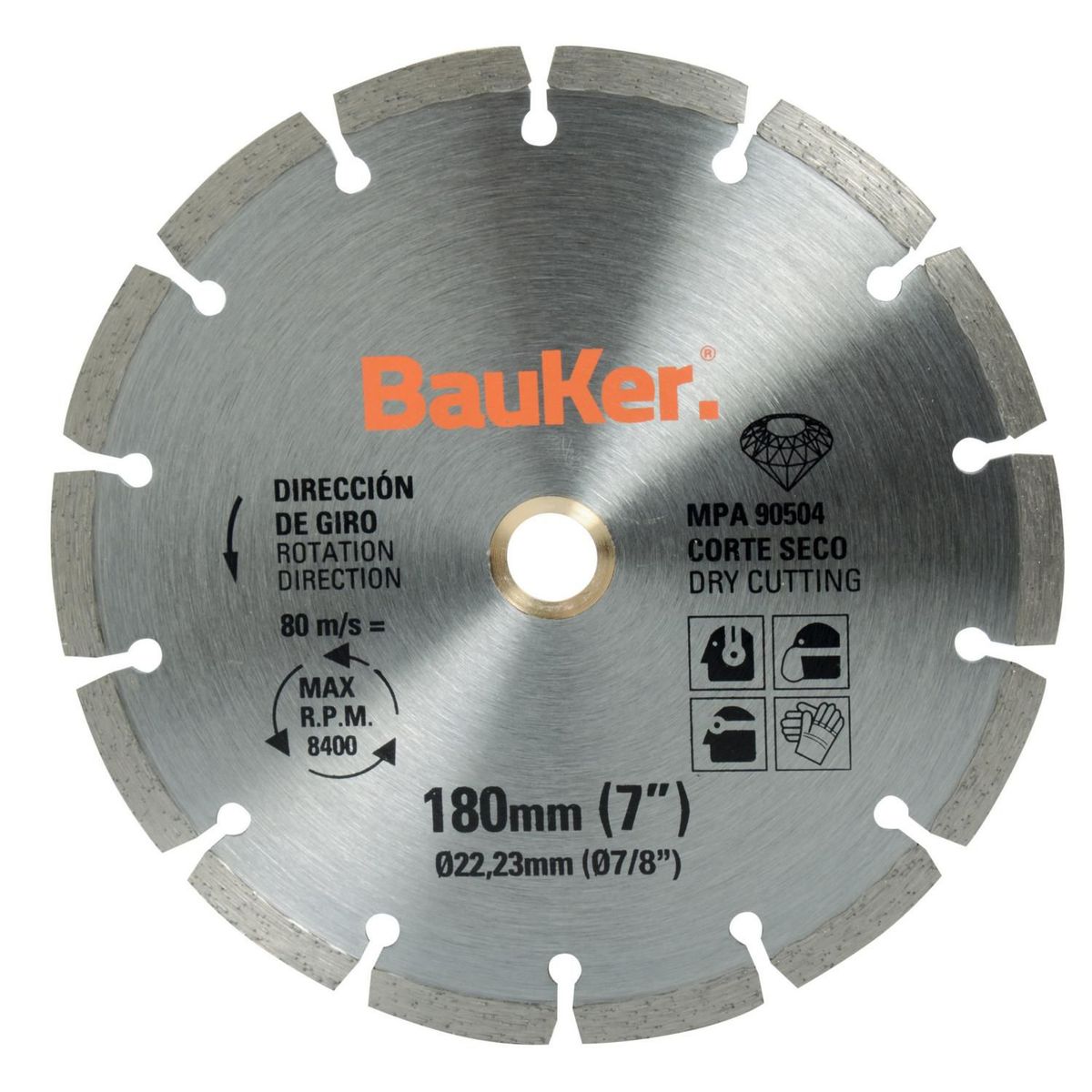 Bauker - Disco diamant segm 7 bauker