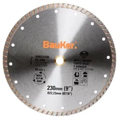 Disco diamant 9 turbo bauker