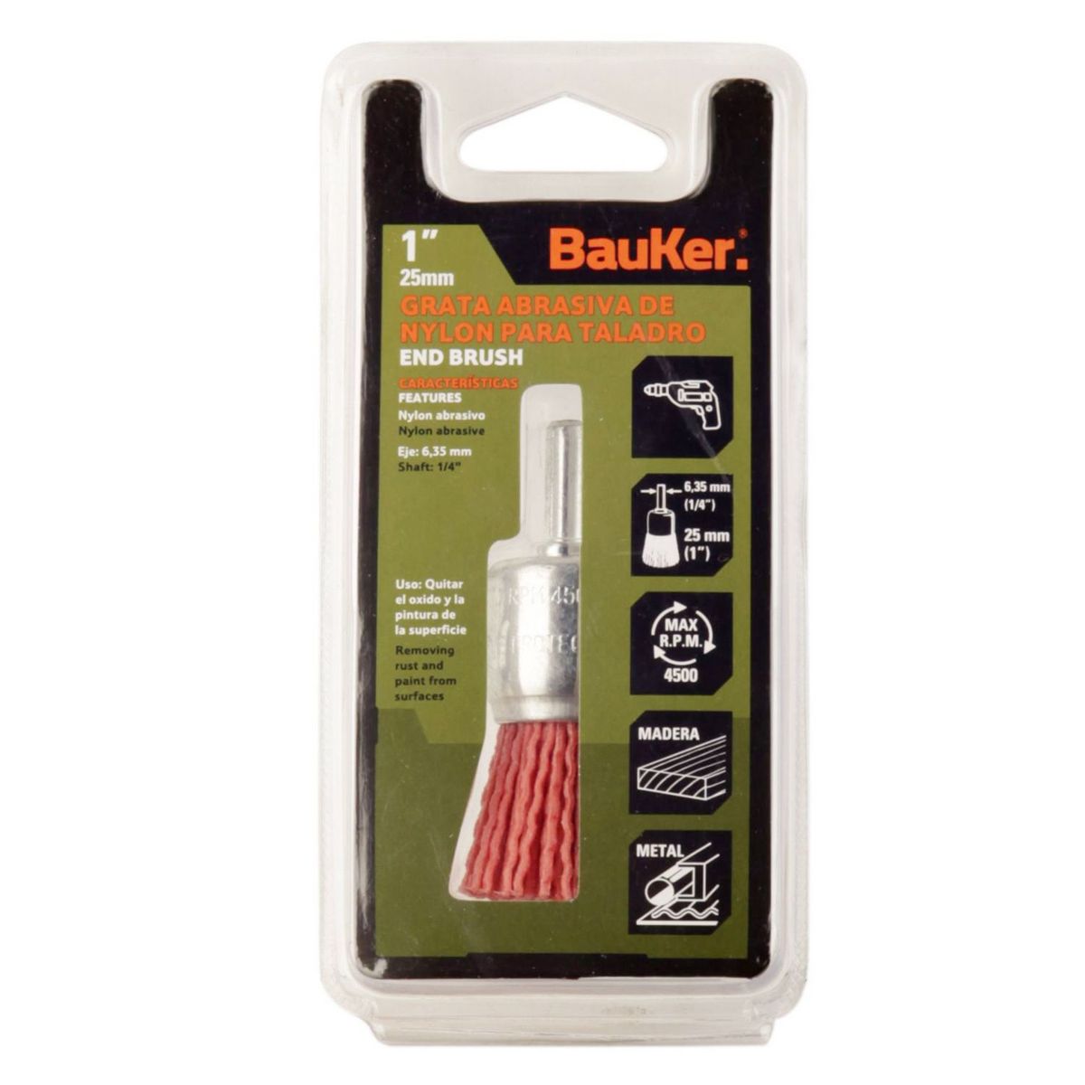  - Grata nylon para taladro 24 mm