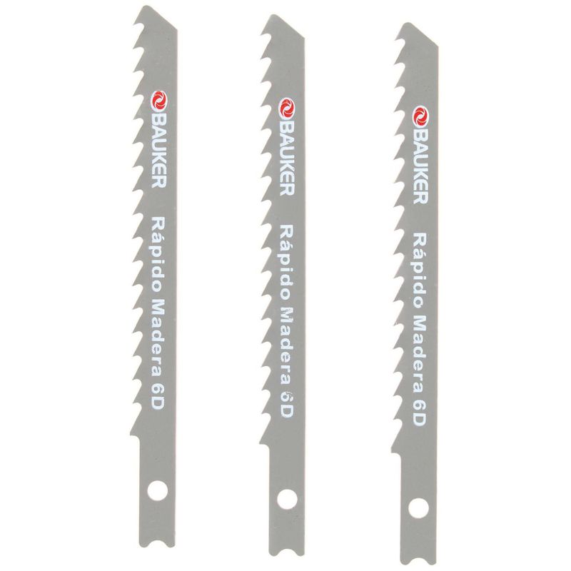  - Hojas sierra calar 6d 3u bauker