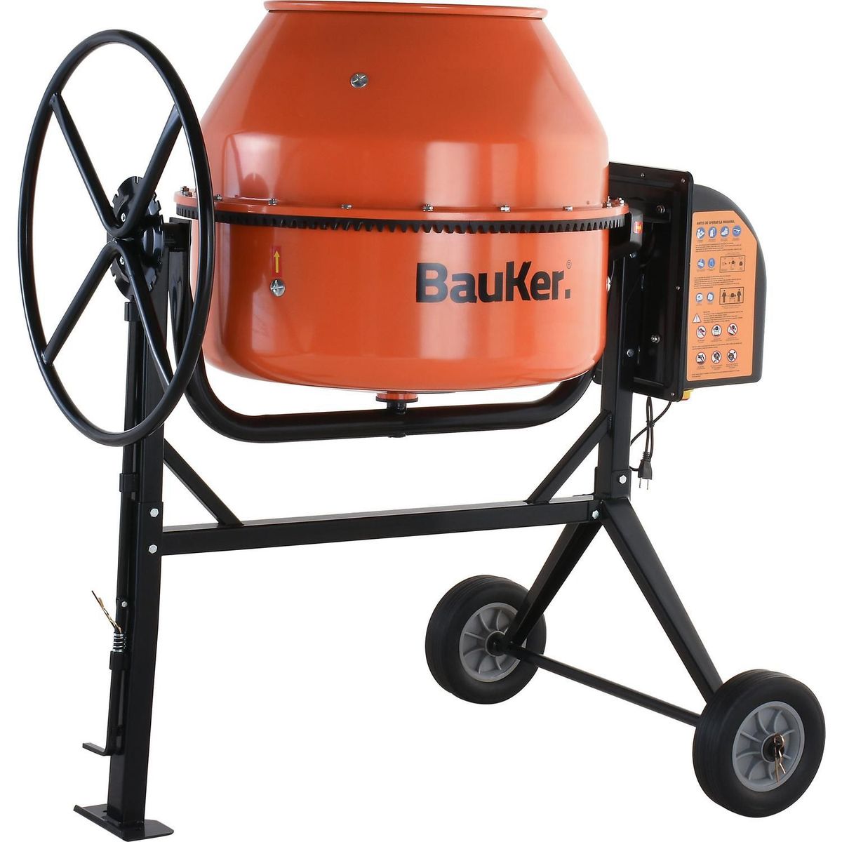  - Revolvedora de Concreto con Motor Eléctrico 210 lts, Bauker