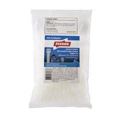 Sujetacable blanca 100x2.5mm 200 unidades