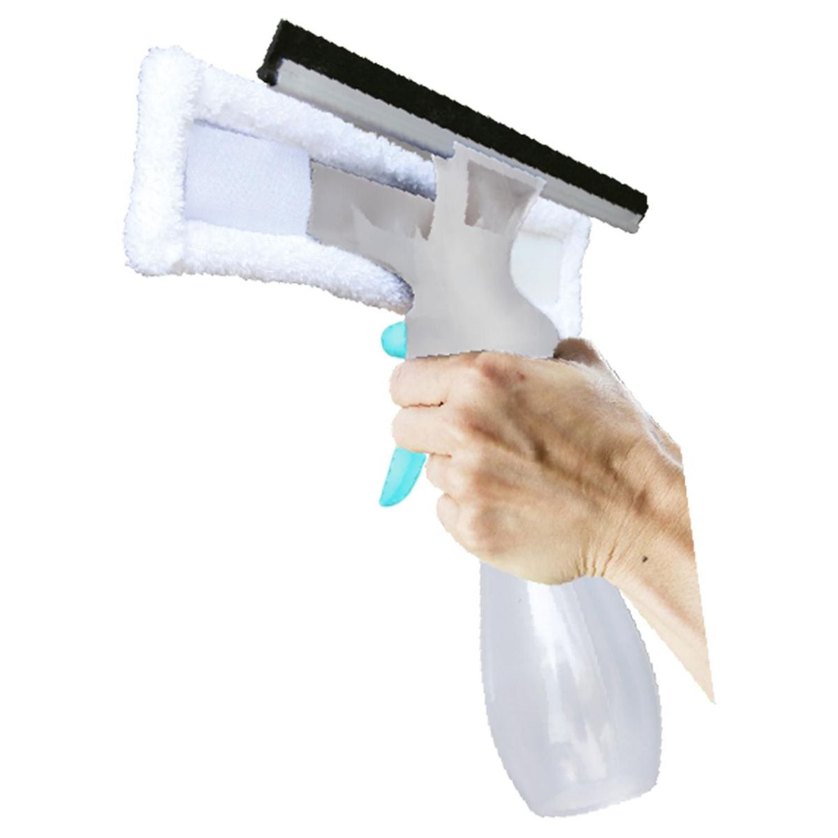 Kleine Wolke - Limpiador de ventanas 3 en 1 con atomizador y microfibra