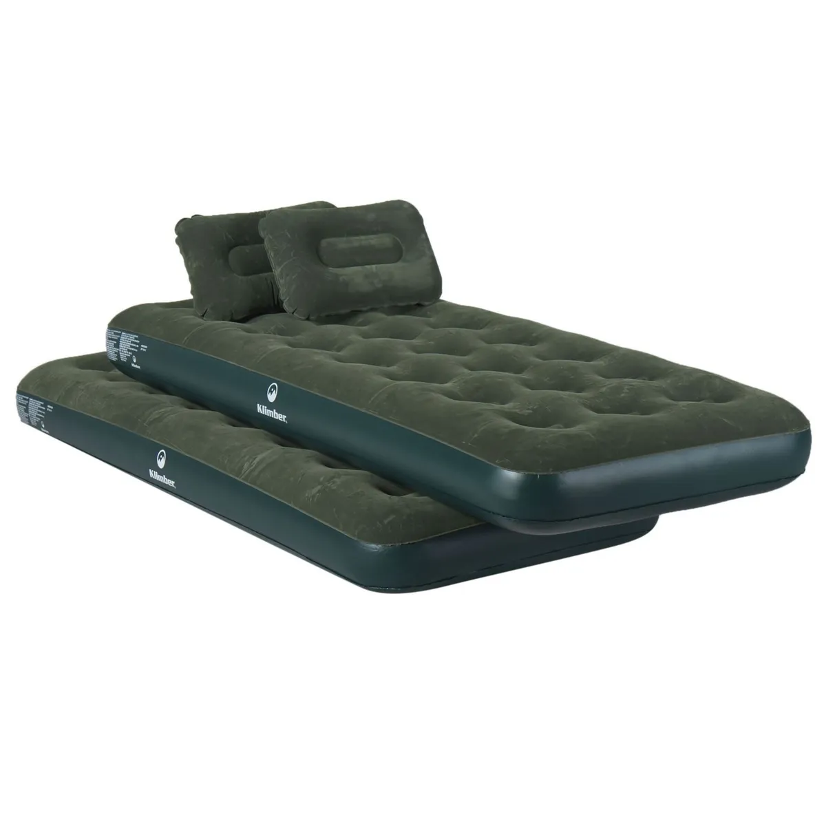 KIT Nepal 2 colchones individulales, 2 almohadas y 1 bomba, marca Klimber - Foto Principal