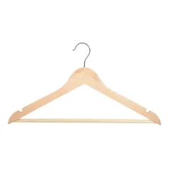 Set de 8 ganchos para ropa de madera