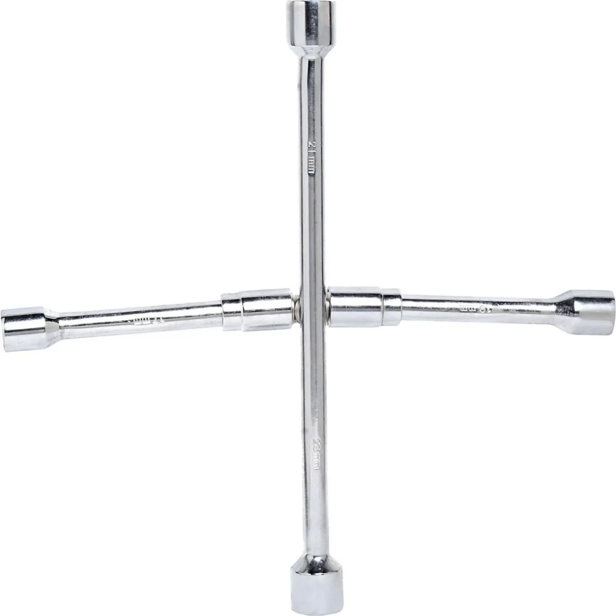 Autostyle - Llave de cruz articulada cromada