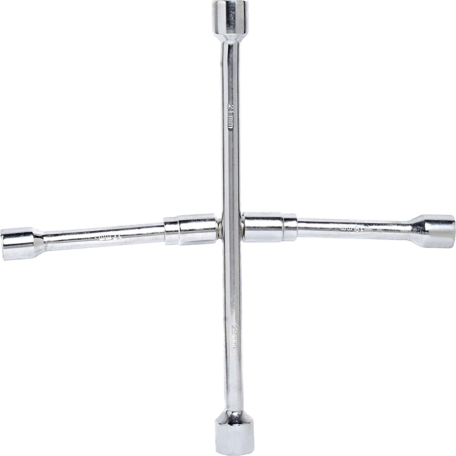 Autostyle - Llave de cruz articulada cromada