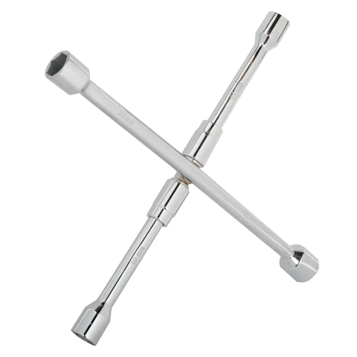 Autostyle - Llave de cruz articulada cromada