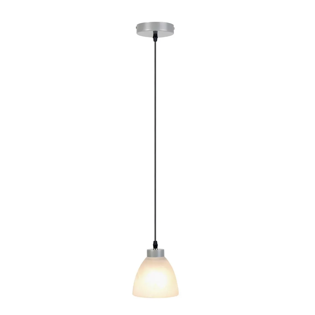Lámpara colgante Gama 60W E27 Blanco, marca Casa Bonita - Foto 2