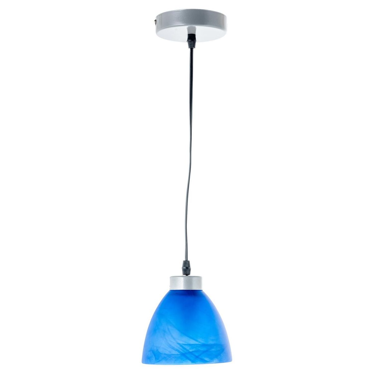 Casa Bonita - Lámpara Colgante Vidrio Gama Azul 1 Luz 60W E27