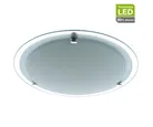 Plafon LED para techo Tristan de luz neutra de 31 cm Blanco